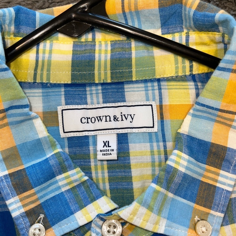 Crown & Ivy Men’s Long Sleeve Dress Shirt, XL - Picture 3 of 4
